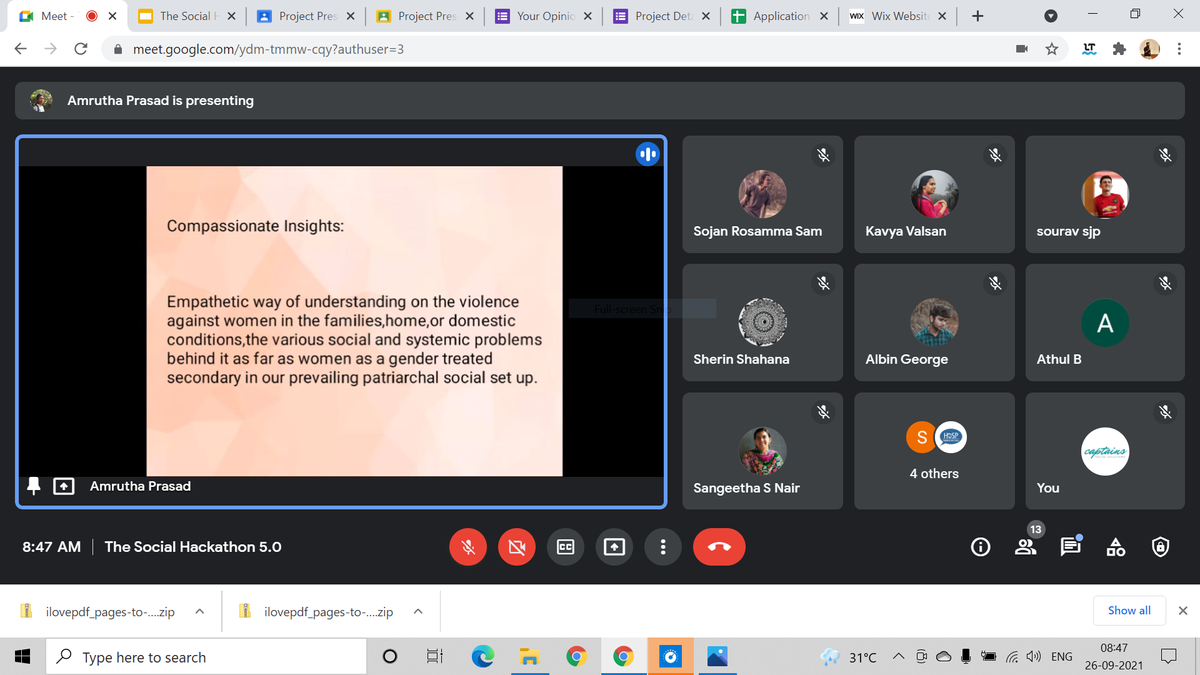15 volunteers empowered to develop 9 impactful social initiatives within 24 hours to tackle community challenges
