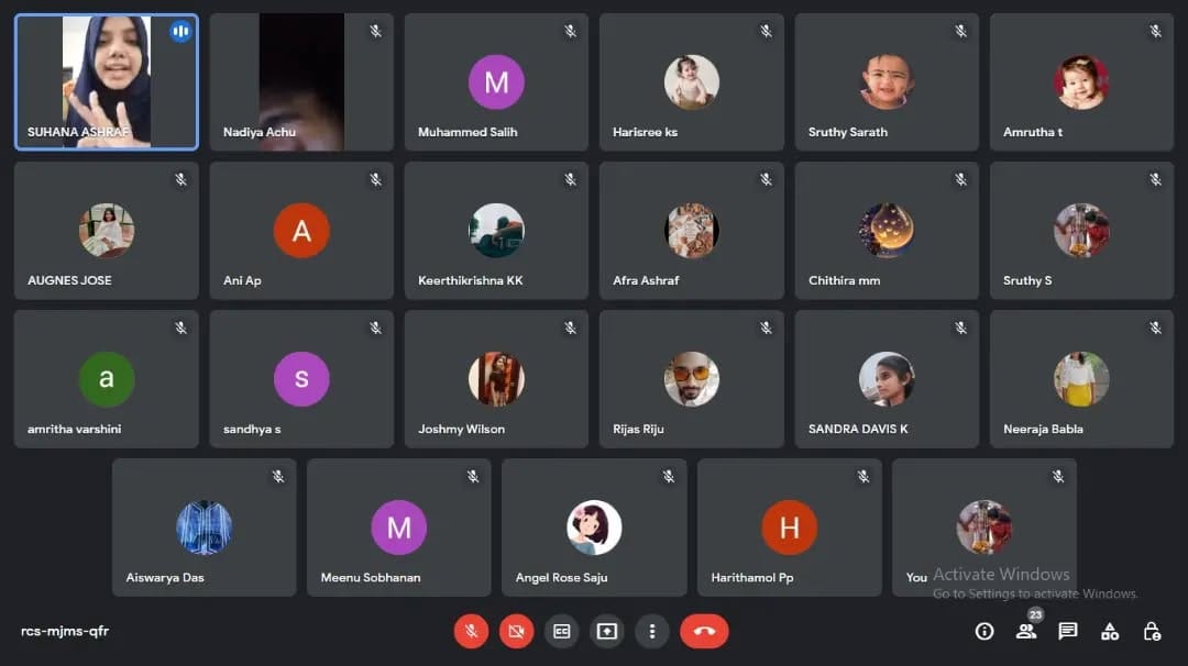 33 volunteers hosted a virtual talk session for 50 parents of visually impaired students