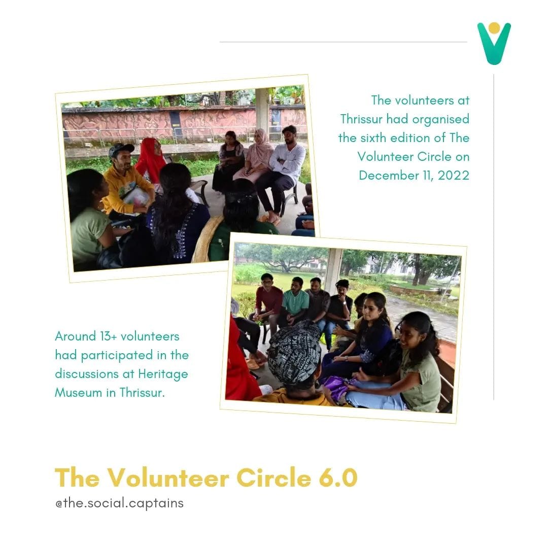 13 volunteers engaged in meaningful storytelling to initiate community actions in Thrissur