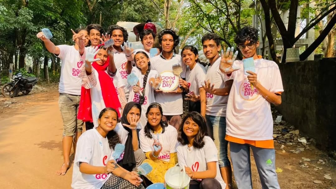 50 volunteers utilised their skills to foster a better learning environment for 25 school students in Malappuram.