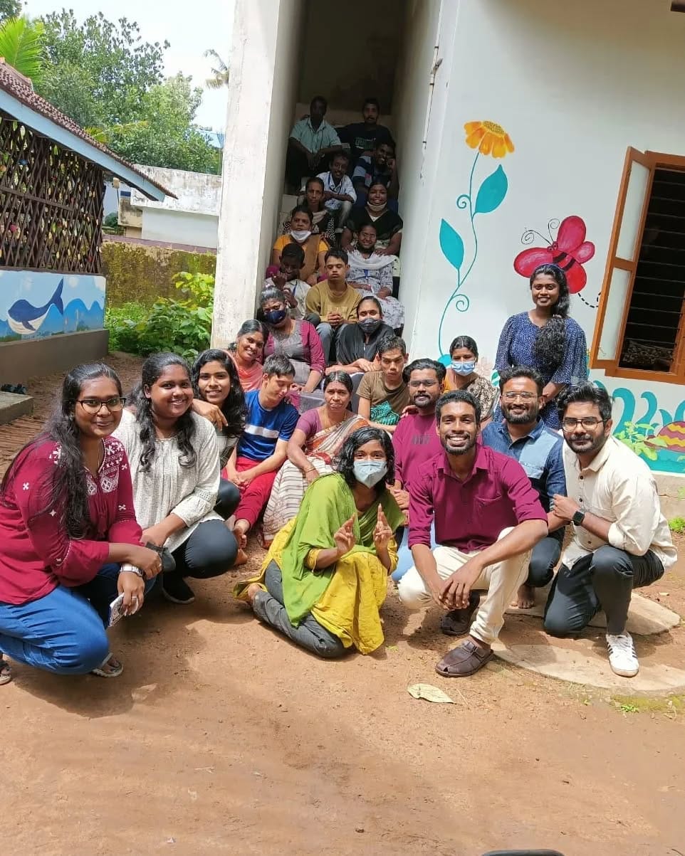 12 volunteers crafted a day to spread smiles among 25 differently-abled students in Kollam.
