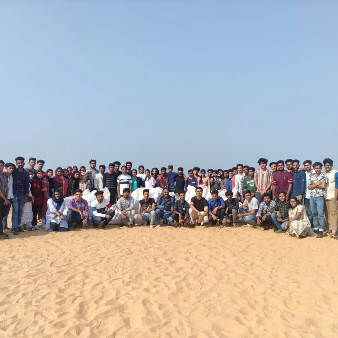 80 volunteers responsibly collected and disposed of 800 kg of non-biodegradable waste in Kozhikode