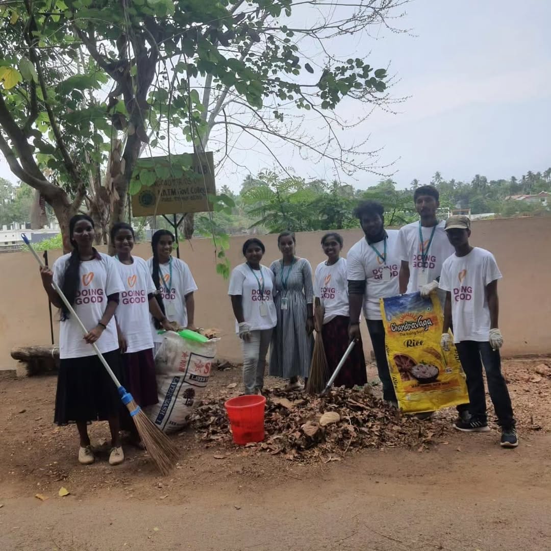 Around 30+ volunteers had participated in the cleaning and renovation activities in the college premises