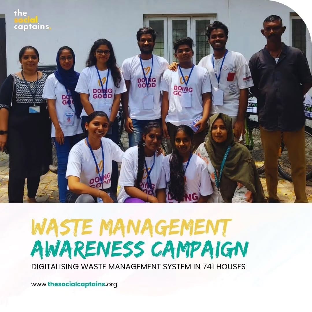 10 volunteers utilised their skills to beautify the streets of Ernakulam