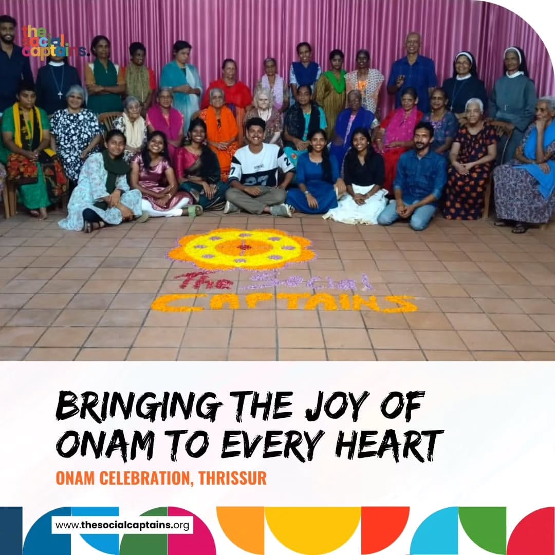 10 volunteers crafted a day to spread smiles among 30 senior citizens in Thrissur