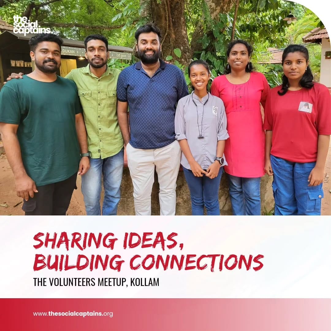 6 volunteers engaged in meaningful storytelling to initiate community actions in Kollam