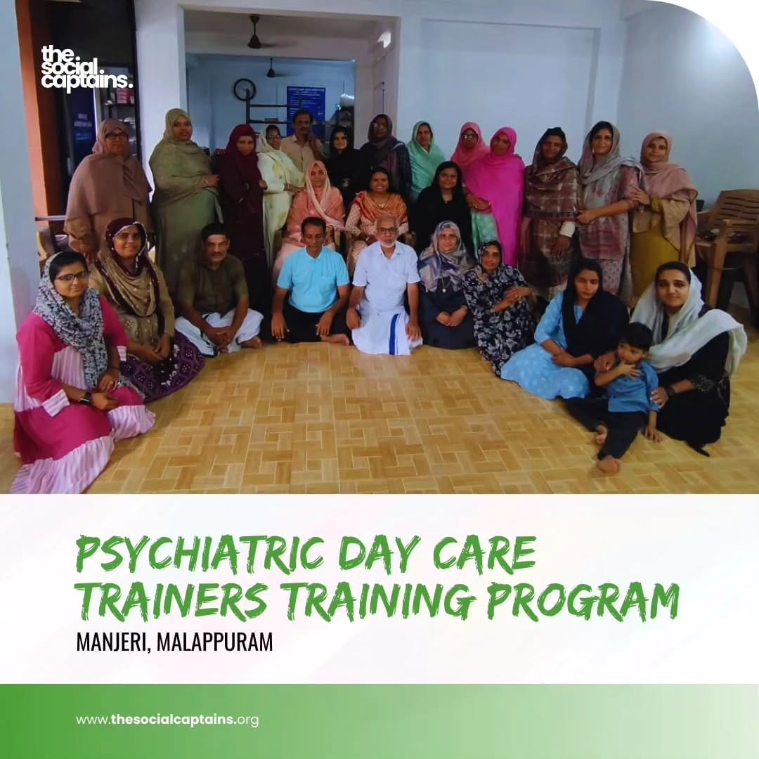 5 volunteers organised training to empower 25 psychatric trainers in Malappuram