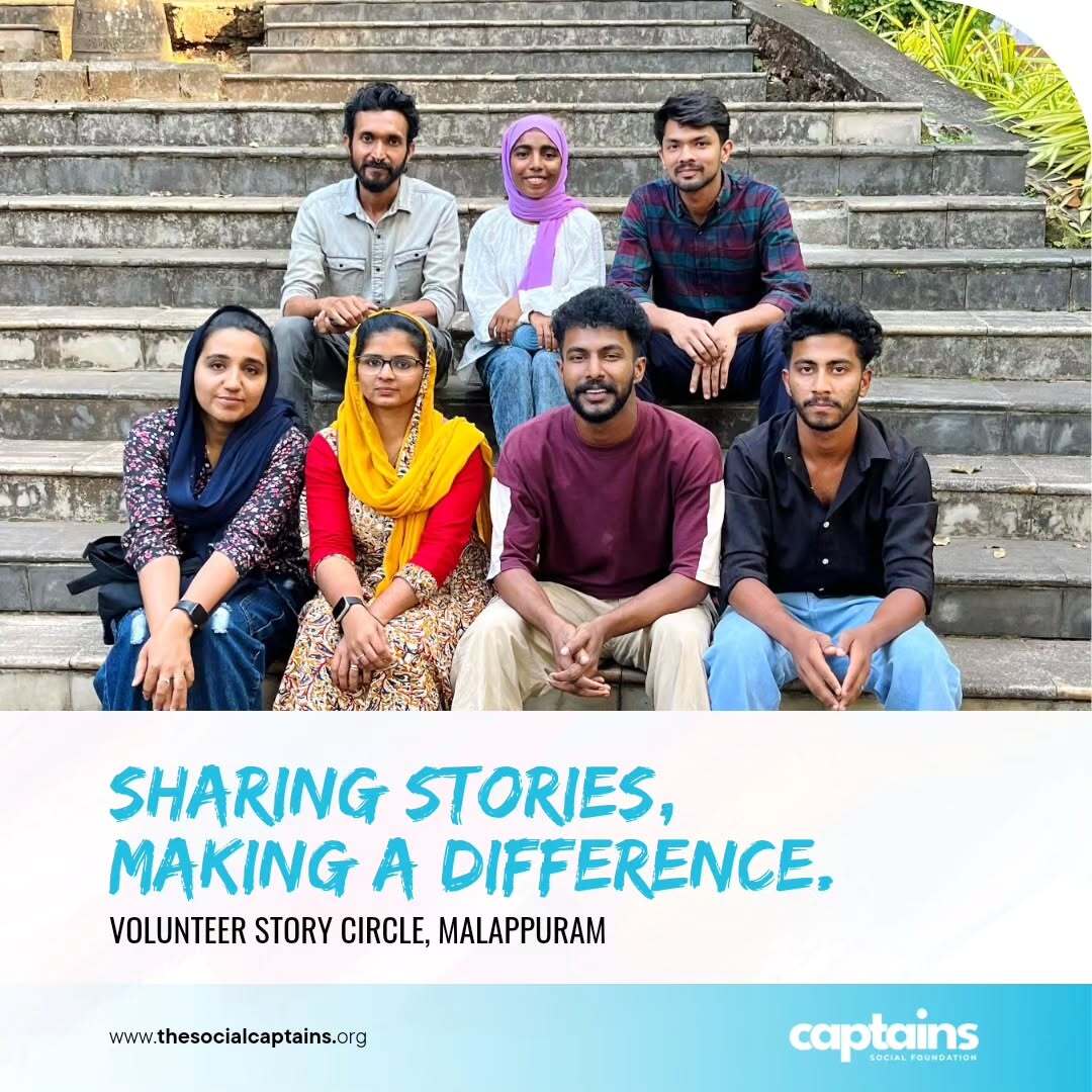 7 volunteers engaged in meaningful storytelling to initiate community actions in Malappuram.