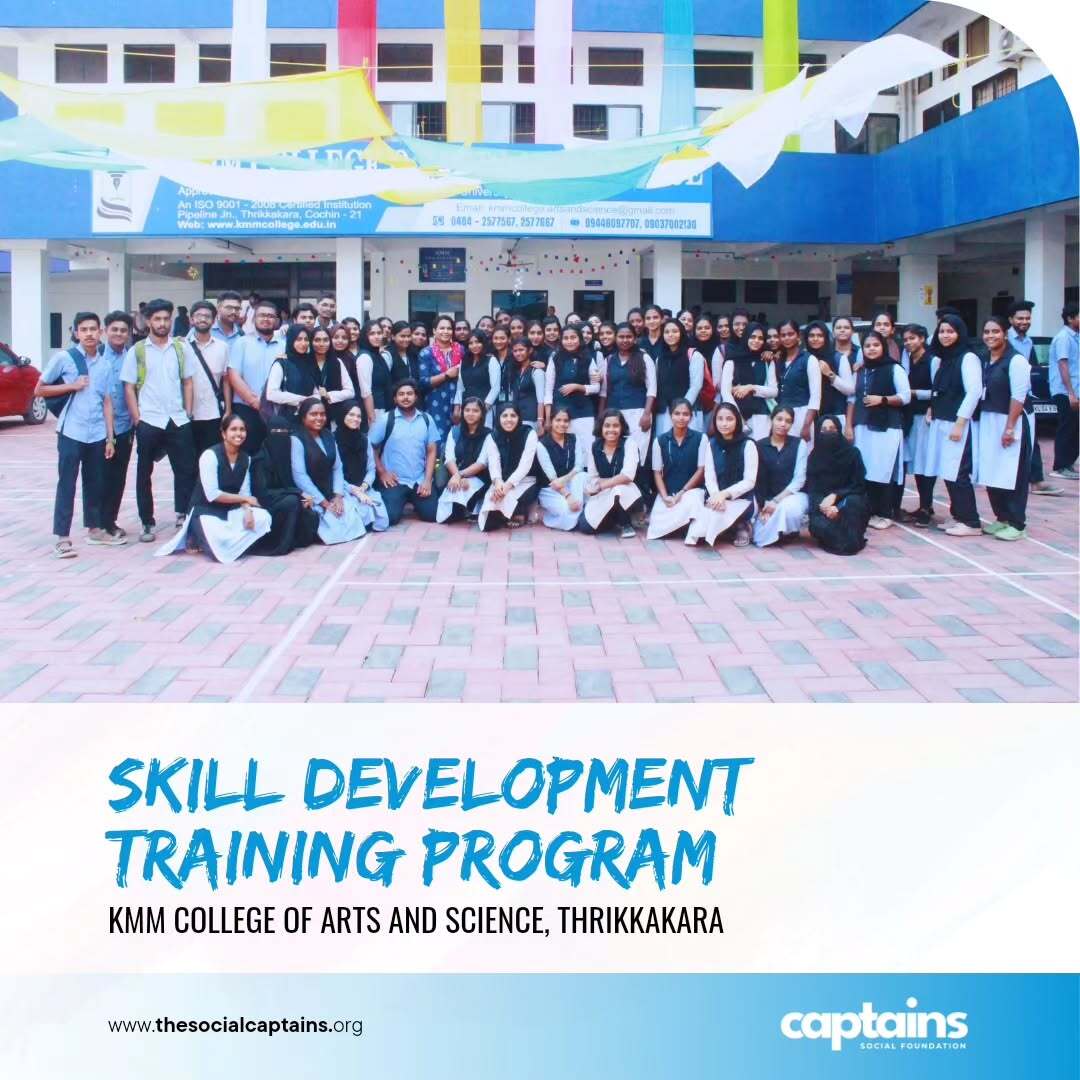 116 students of KMM College of Art's and Science, Thrikkara were trained in soft skills to enhance their job readiness.