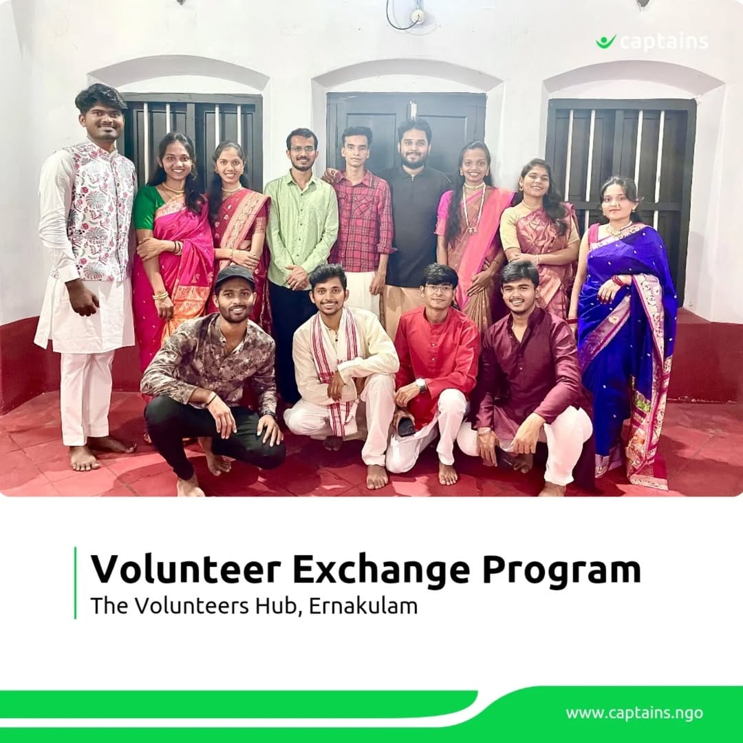 11 volunteers from Maharashtra engaged in a 7-day volunteer exchange program in Ernakulam.