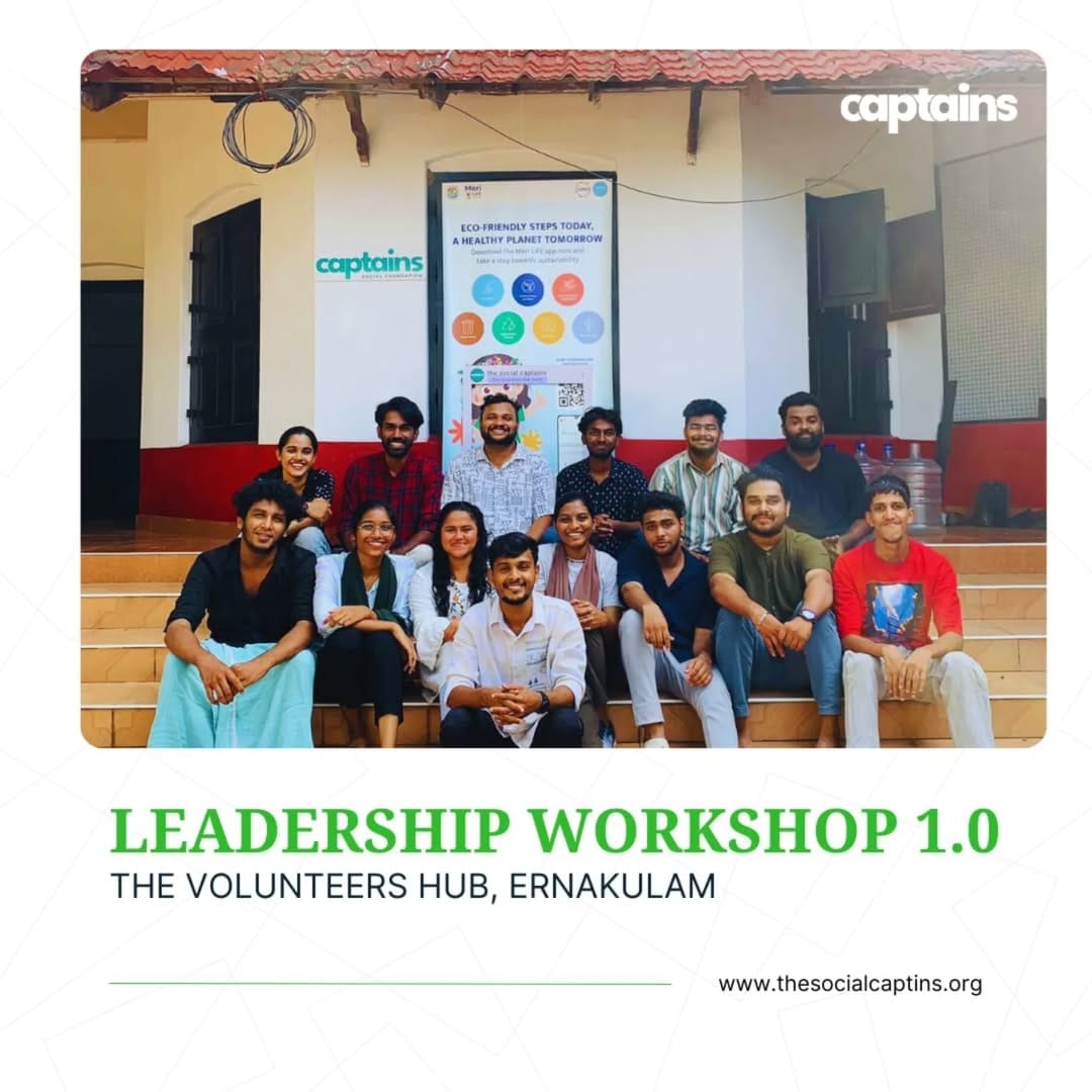 10 volunteers were introduced to the concept of reimagining volunteerism in Ernakulam.