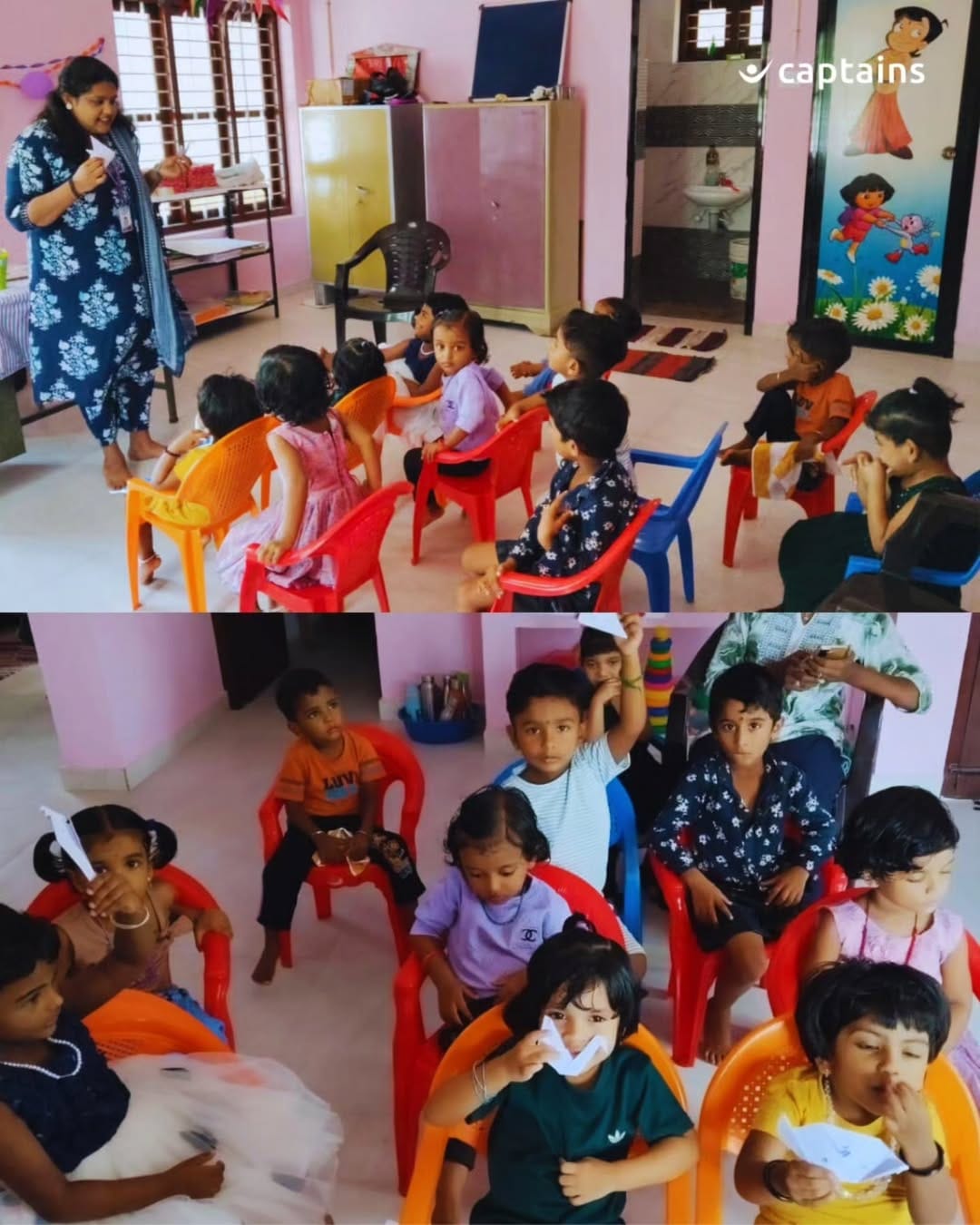 1 volunteer facilitated a language-practice session for 10 Anganwadi students through storytelling and interactive learning at Kanjamthala, Kollam, led by Sreelekshmi KV.