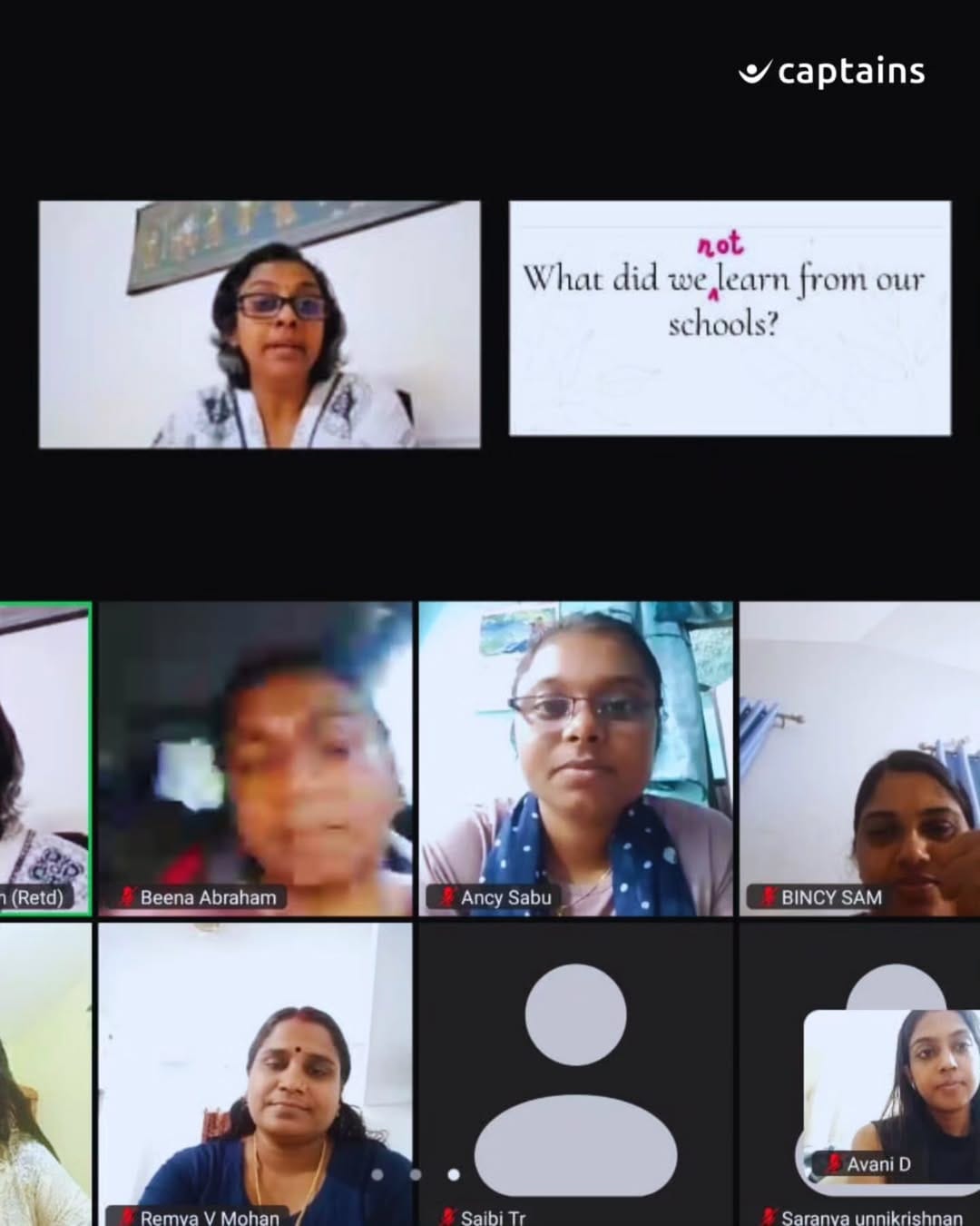 2 volunteers facilitated Social Emotional Learning session to build empathy and emotional intelligence for 25 teachers of Lourdes Mada Public School, Anchal.