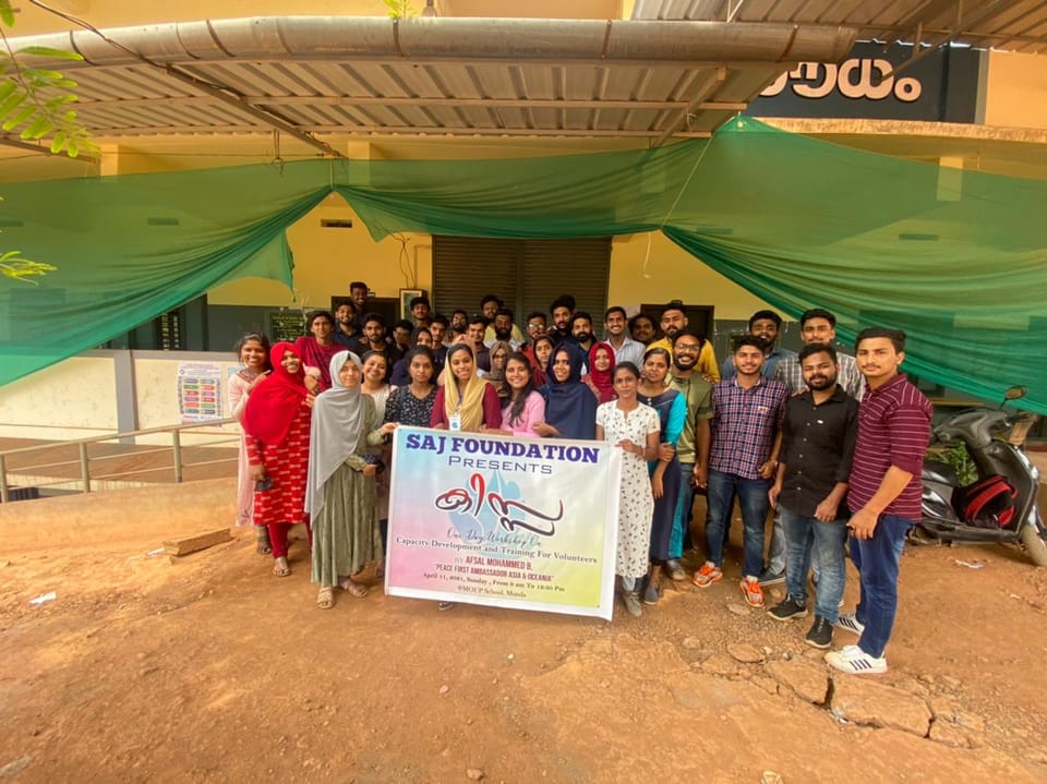 50 volunteers of SAJ Foundation were introduced to the concept of reimagining volunteerism.