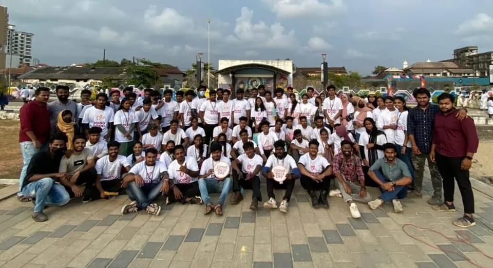 120 volunteers responsibly collected and disposed of 3000 kg of non-biodegradable waste in Kozhikode.