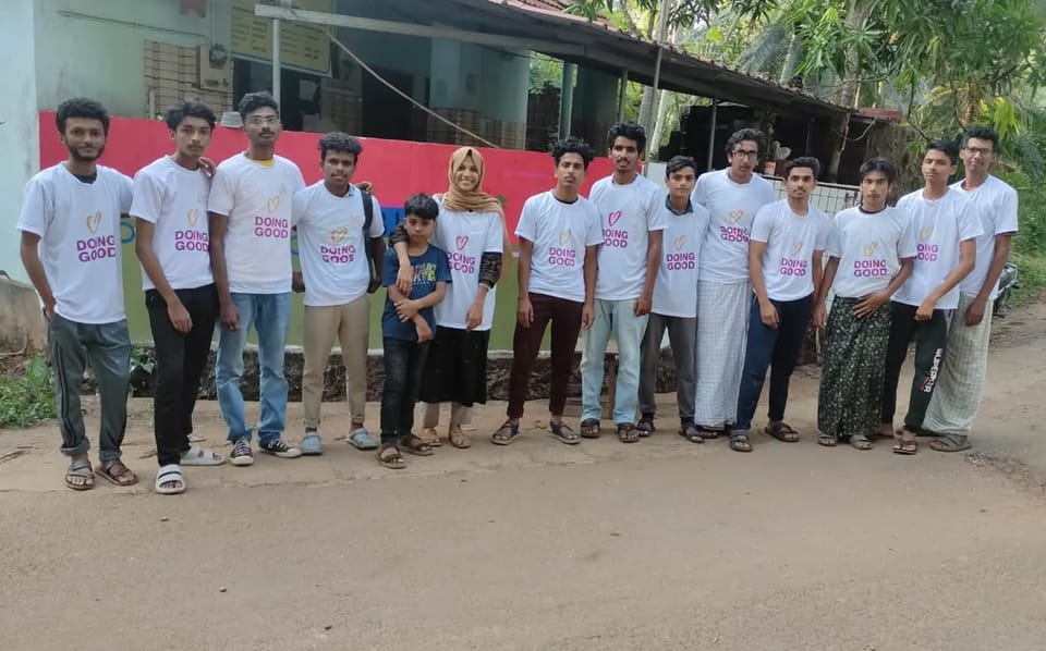 15 volunteers utilised their skills to foster a better learning environment for 25 school students in Malappuram.