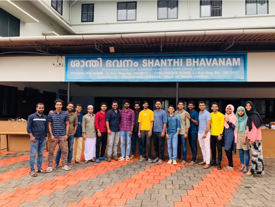 20 volunteers crafted a day to spread smiles among 50 orphan students in Malappuram.