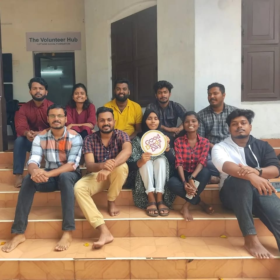 7 volunteers were introduced to the concept of reimagining volunteerism in Ernakulam