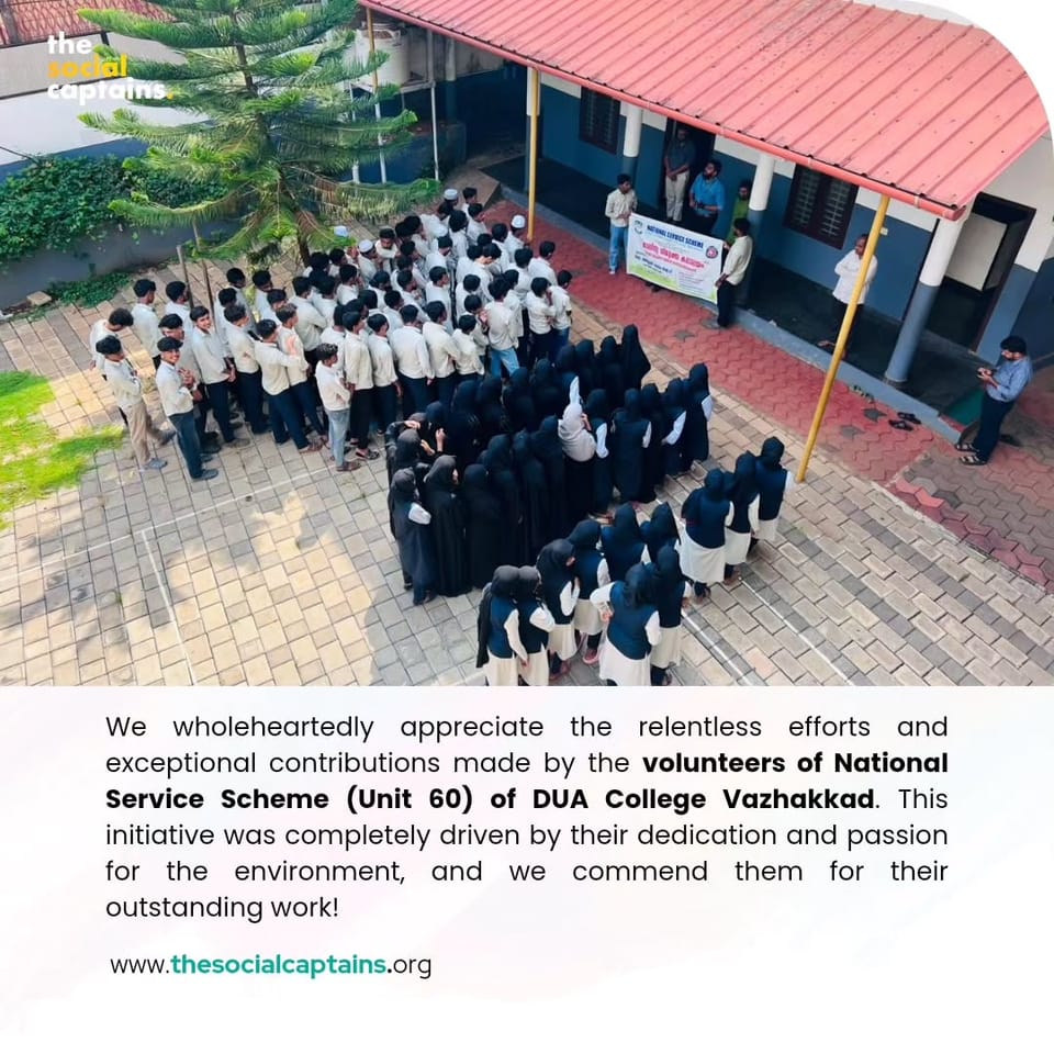 75 volunteers responsibly collected and disposed of 1000 kg of non-biodegradable waste in Ernakulam