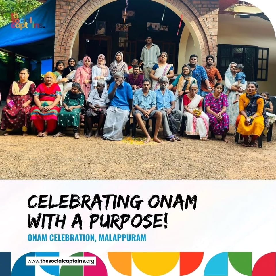 15 volunteers crafted a day to spread smiles among 20 senior citizens in Malappuram