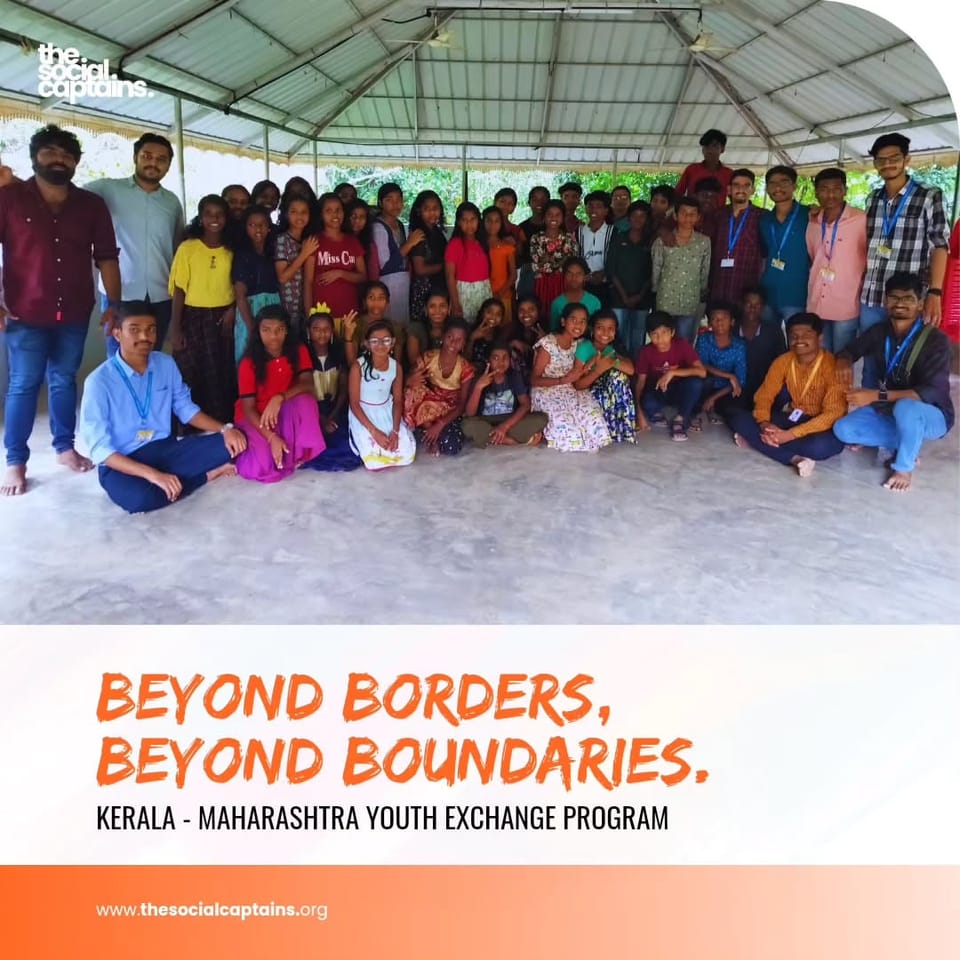 9 volunteers from Maharashtra engaged in a 7-day volunteer exchange program in Trivandrum