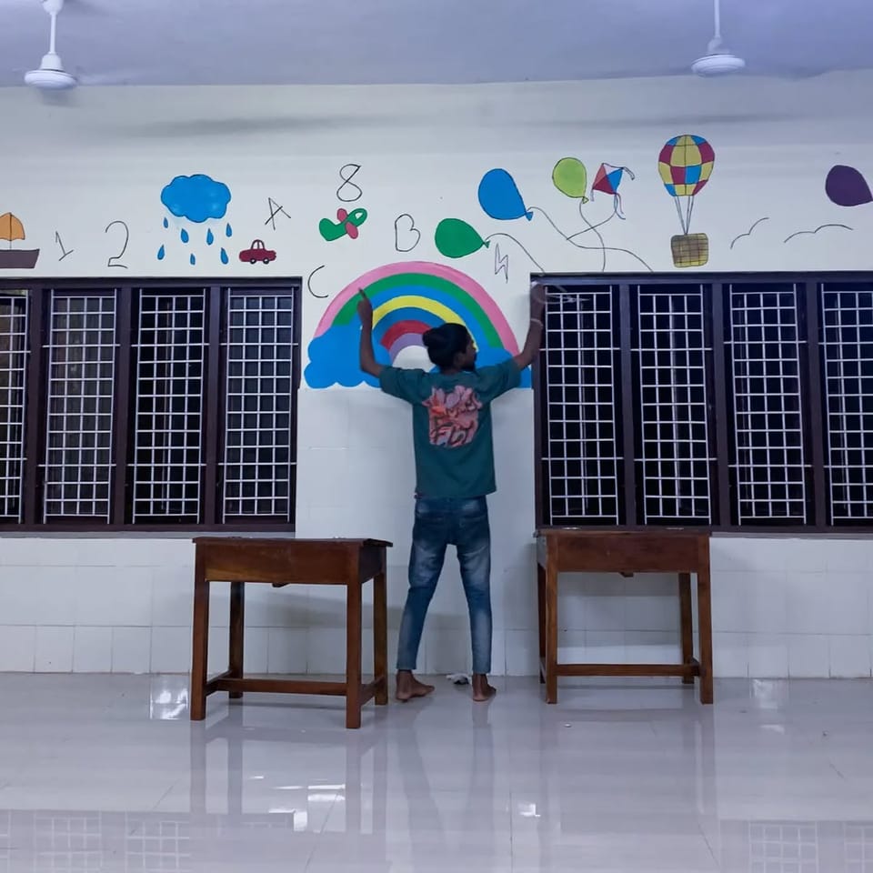 30 volunteers utilised their skills to foster a better learning environment for 50 differently-abled students in Kasaragod.