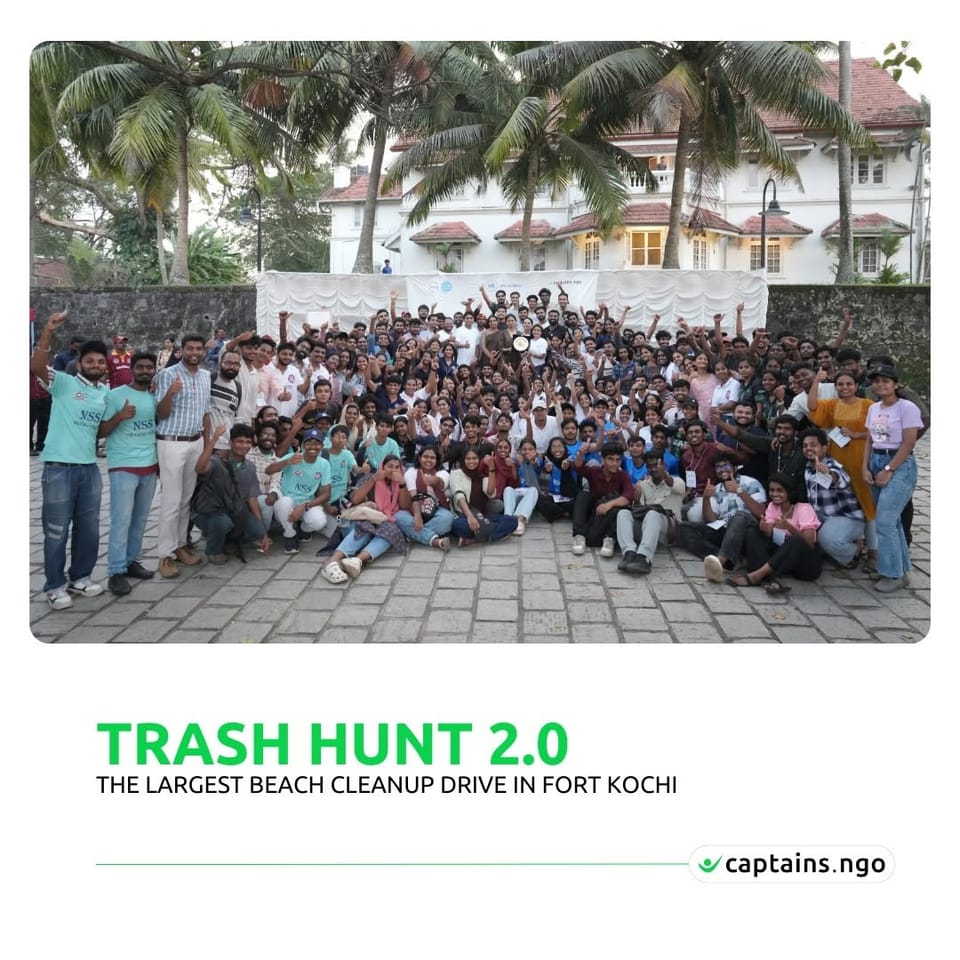 1320 volunteers responsibly collected and disposed of 3050 kg of non-biodegradable waste in Ernakulam