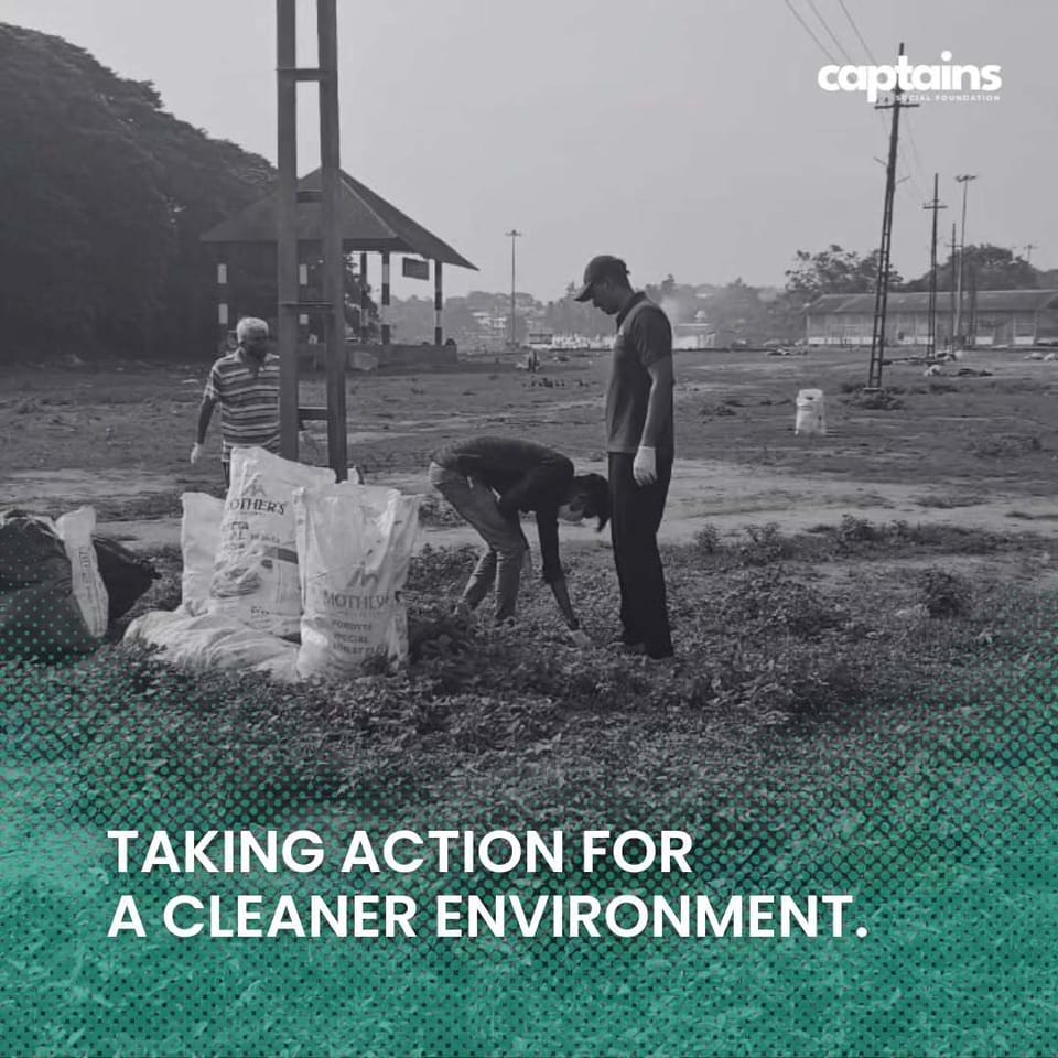 26 volunteers responsibly collected and disposed of 100 kg of non-biodegradable waste in Ernakulam.