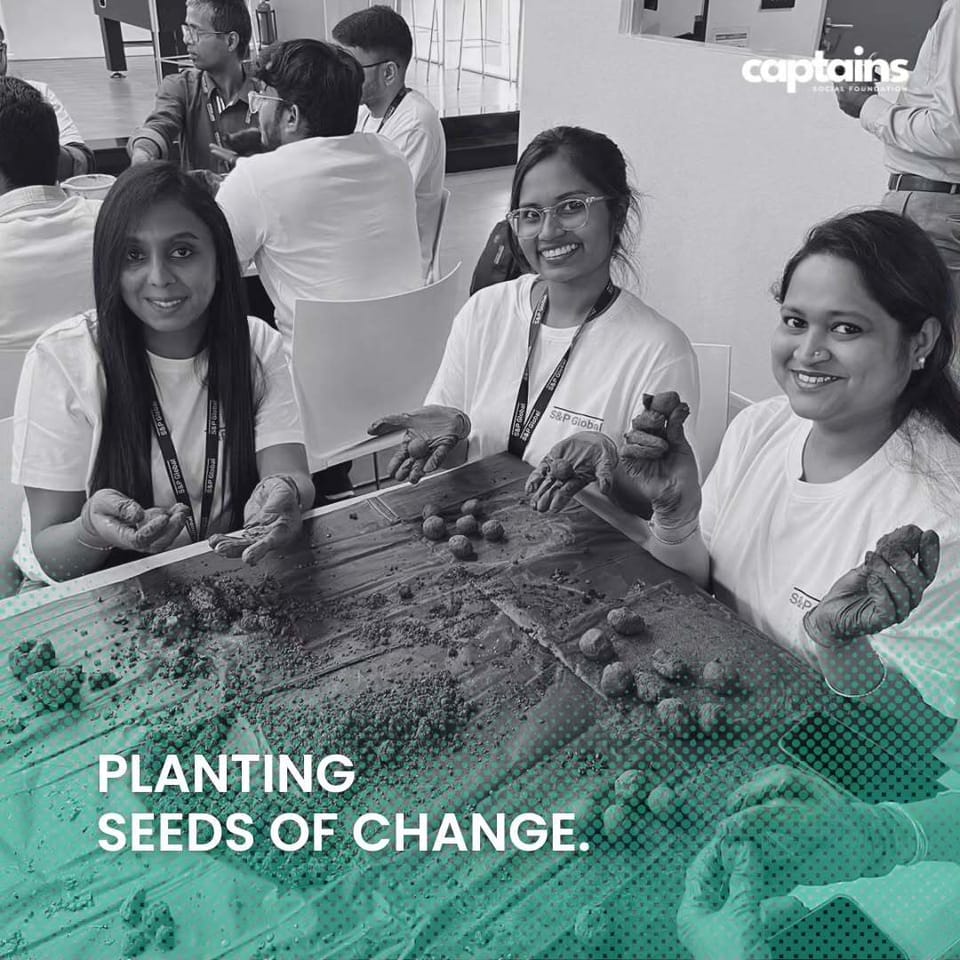 120 volunteers created 4000 seedballs to create a greener environment in Hyderabad