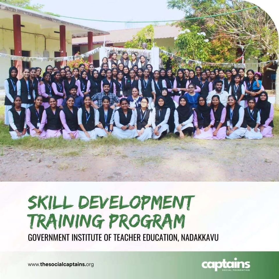 210 students of Government Institute of Teacher Education, Nadakkavu were trained in soft skills to enhance their job readiness.