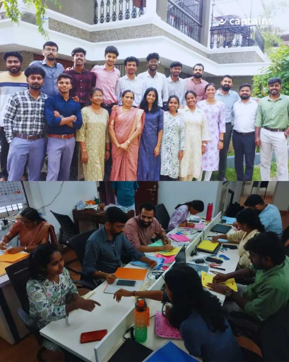 18 volunteers upcycled 26 notebooks for students in government schools at Trivandrum in collaboration with Suri & Co and Bhumi.