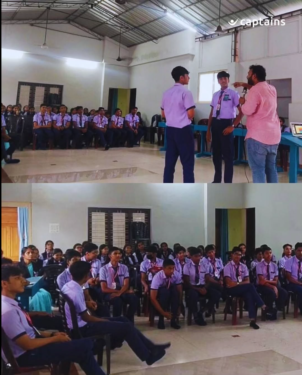 5 volunteers facilitated Emotional First Aid Kit training to build emotional literacy and resilience for 70 students of Lourdes Mada Public School, Anchal, Kollam.