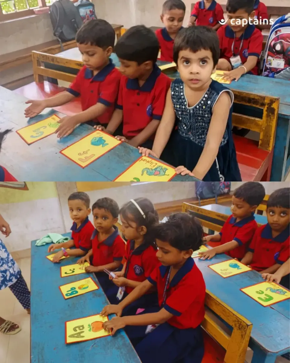 2 volunteers distributed 79 educational cards created by BDO Kochi employees to support early literacy for 20 students at MAAM GLP School, Kakkanad, Ernakulam.