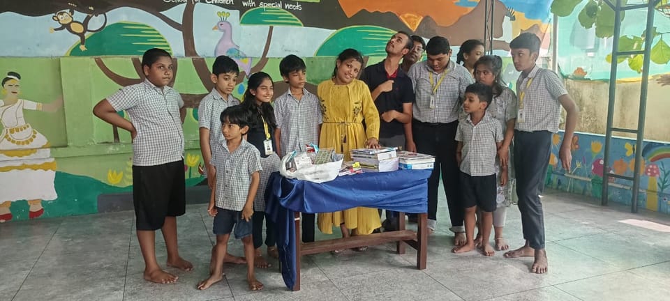 2 volunteers distributed 78 educational kits to 78 students of Smrithi – School for Children, Ernakulam, in collaboration with BDO Kochi and Bhumi, supporting learning and motivation for the New Year.